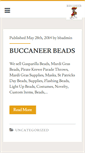 Mobile Screenshot of buccaneerbeads.net