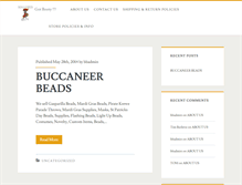 Tablet Screenshot of buccaneerbeads.net